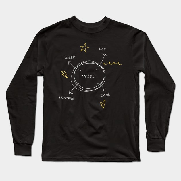 Circle of life Long Sleeve T-Shirt by Jeje arts